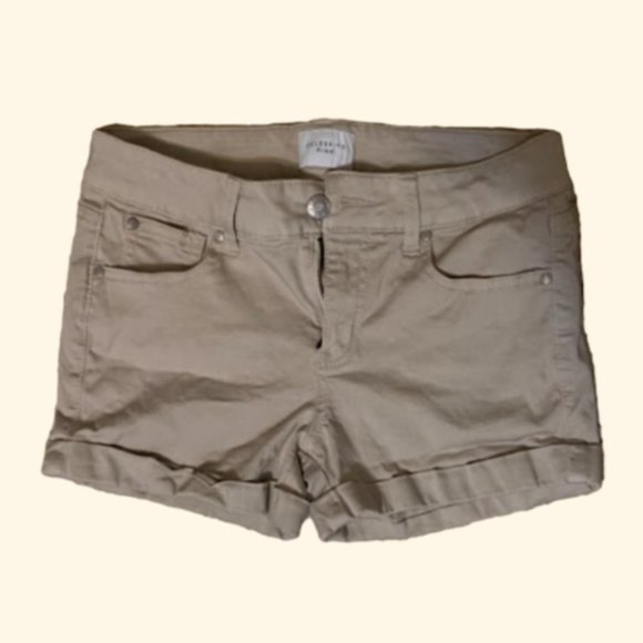 2000s Y2K Khaki Shorts - Picture 1 of 3